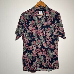 Flylow Wesley Nature Animals Floral Men's Unique Preppy AOP Shirt Size Medium